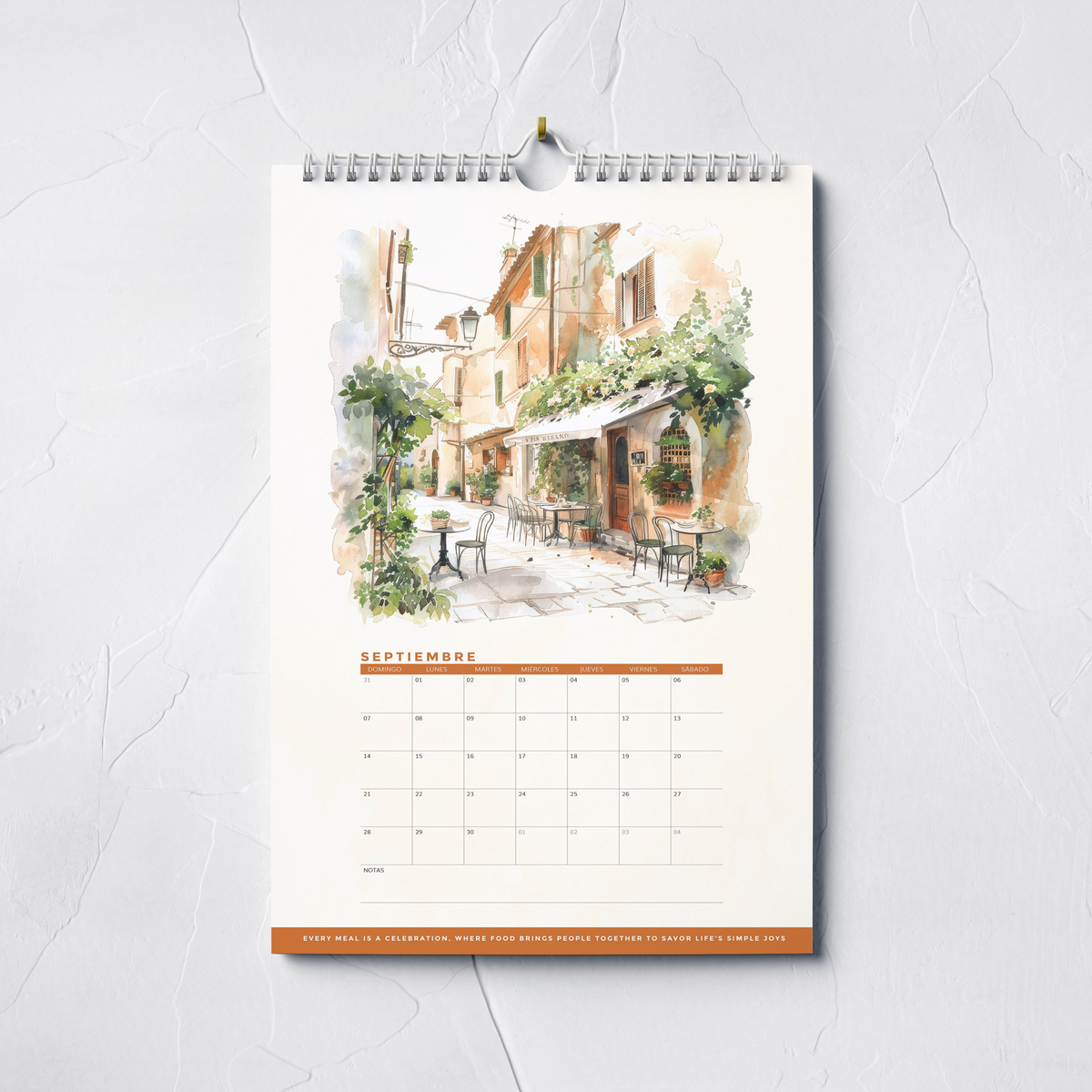 2025 Wall Calendar - La Vita è Bella