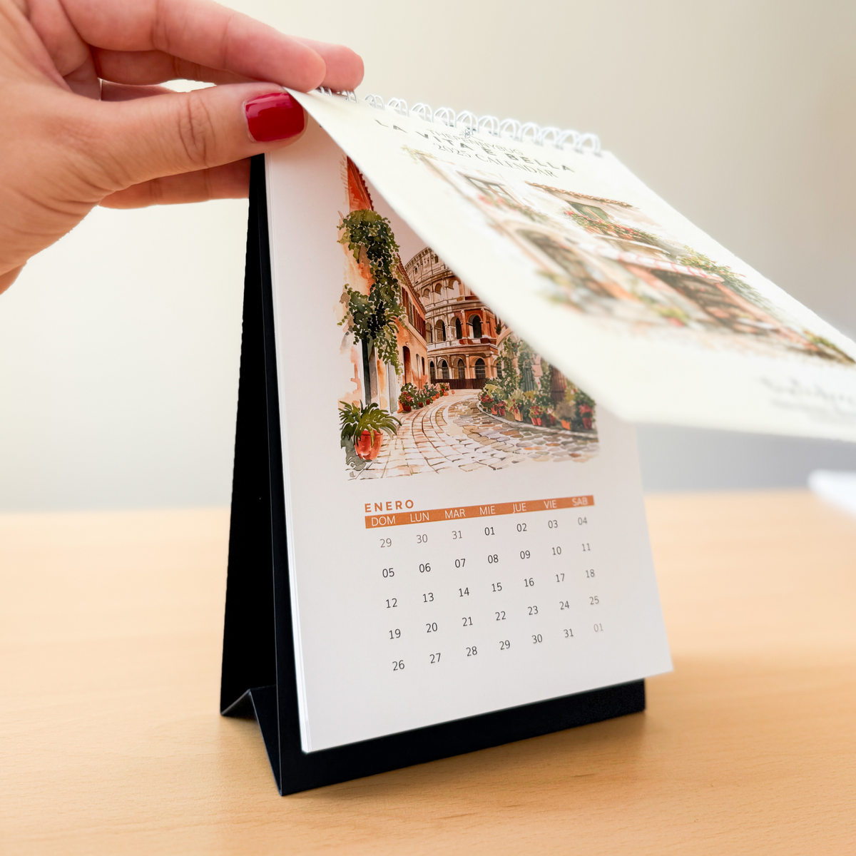 2025 Desk Calendar - La Vita è Bella