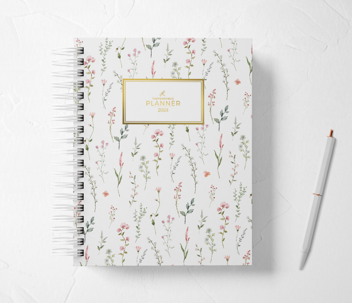 Thepennybug Planner 2024 - Joyful Wildflowers