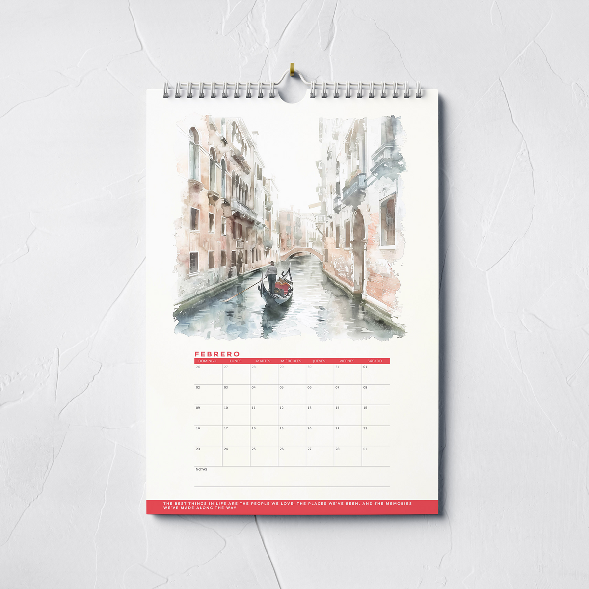 2025 Wall Calendar - La Vita è Bella