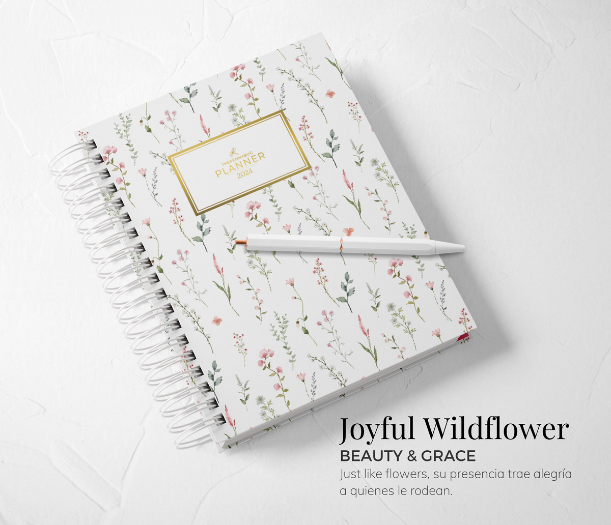 Thepennybug Planner 2024 - Joyful Wildflowers