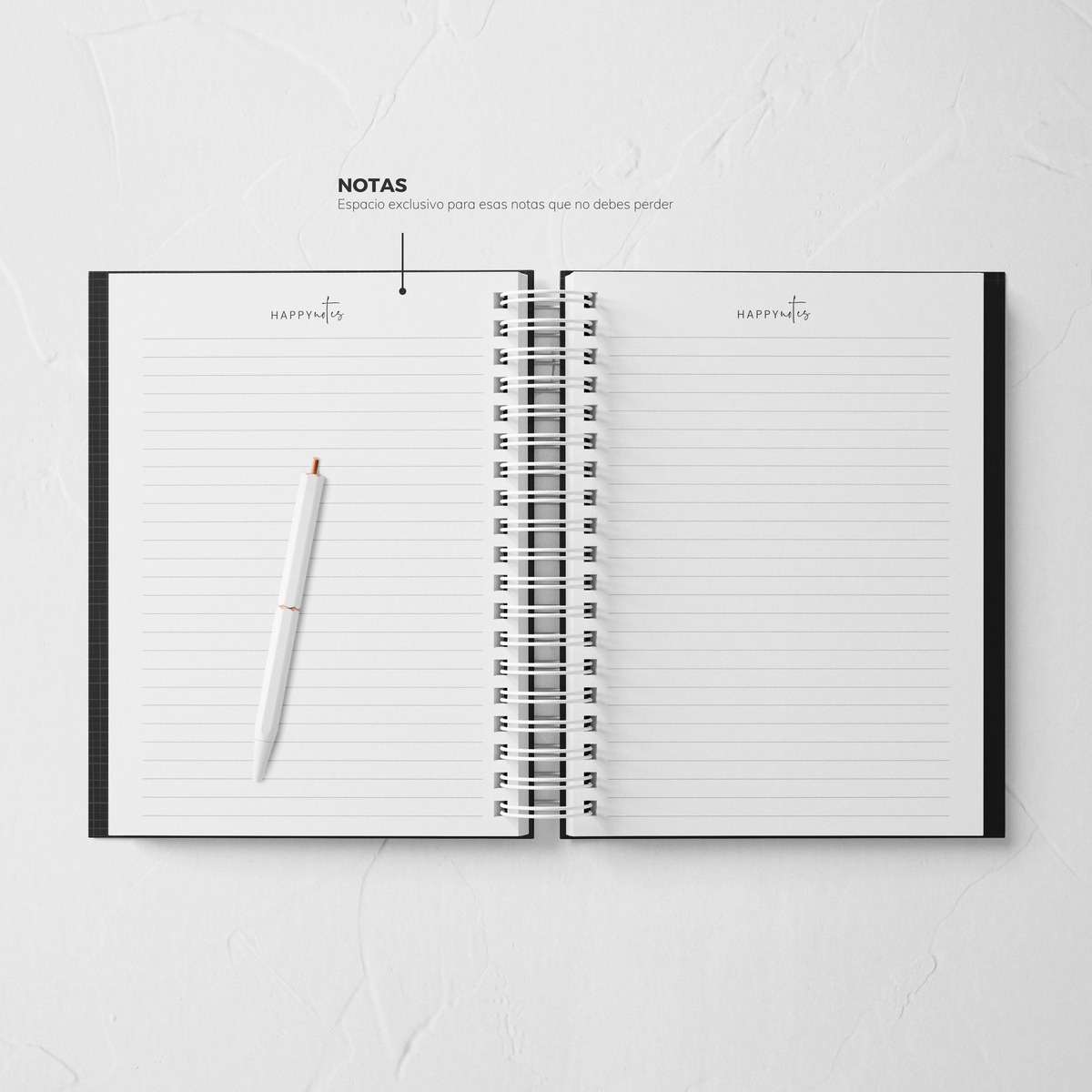 Thepennybug Daily Planner 2025 - Chic Noir