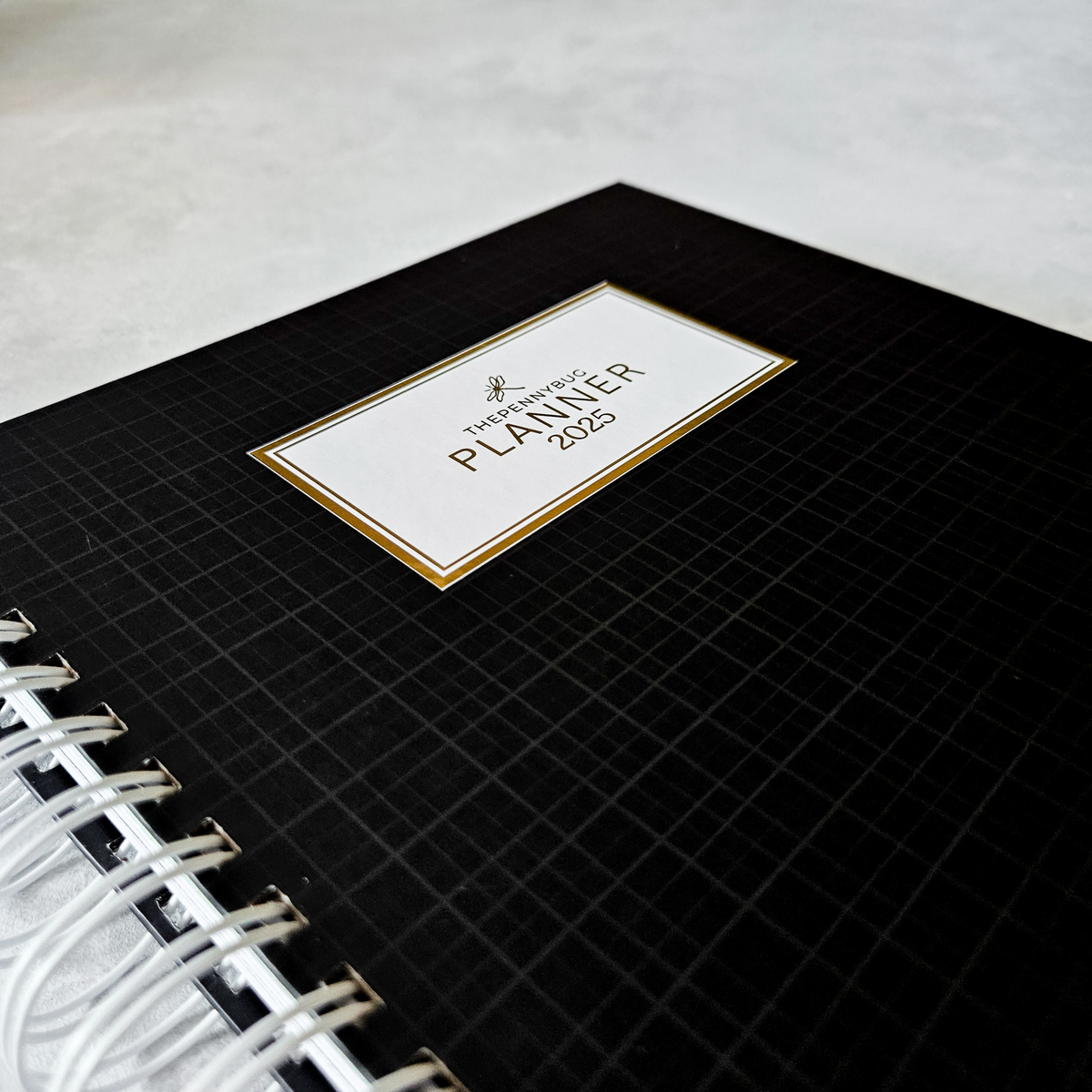 Thepennybug Planner 2025 - Chic Noir