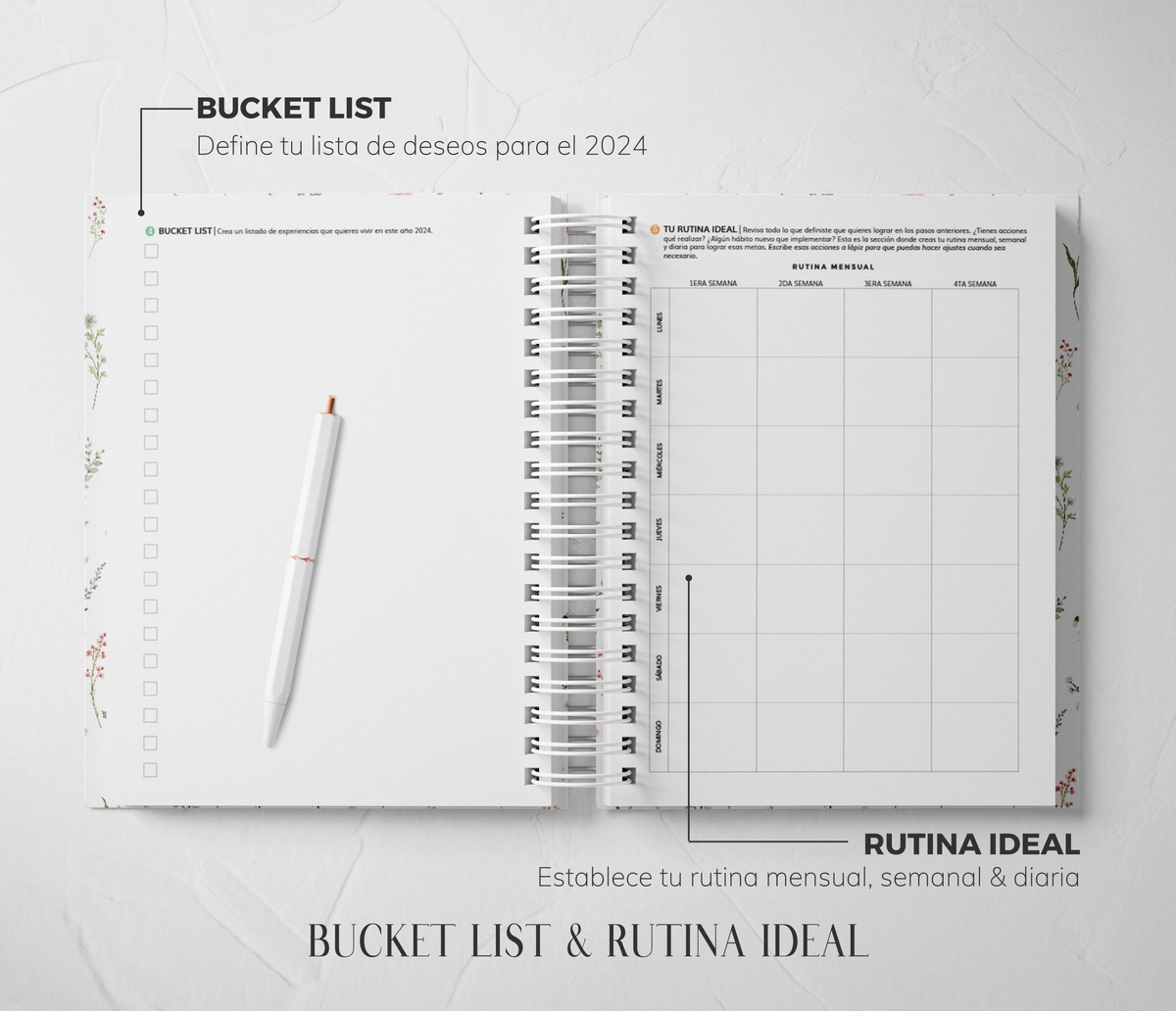 Thepennybug Planner 2024 - Joyful Wildflowers