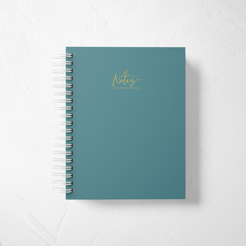 Notebook - Teal Mini Dots