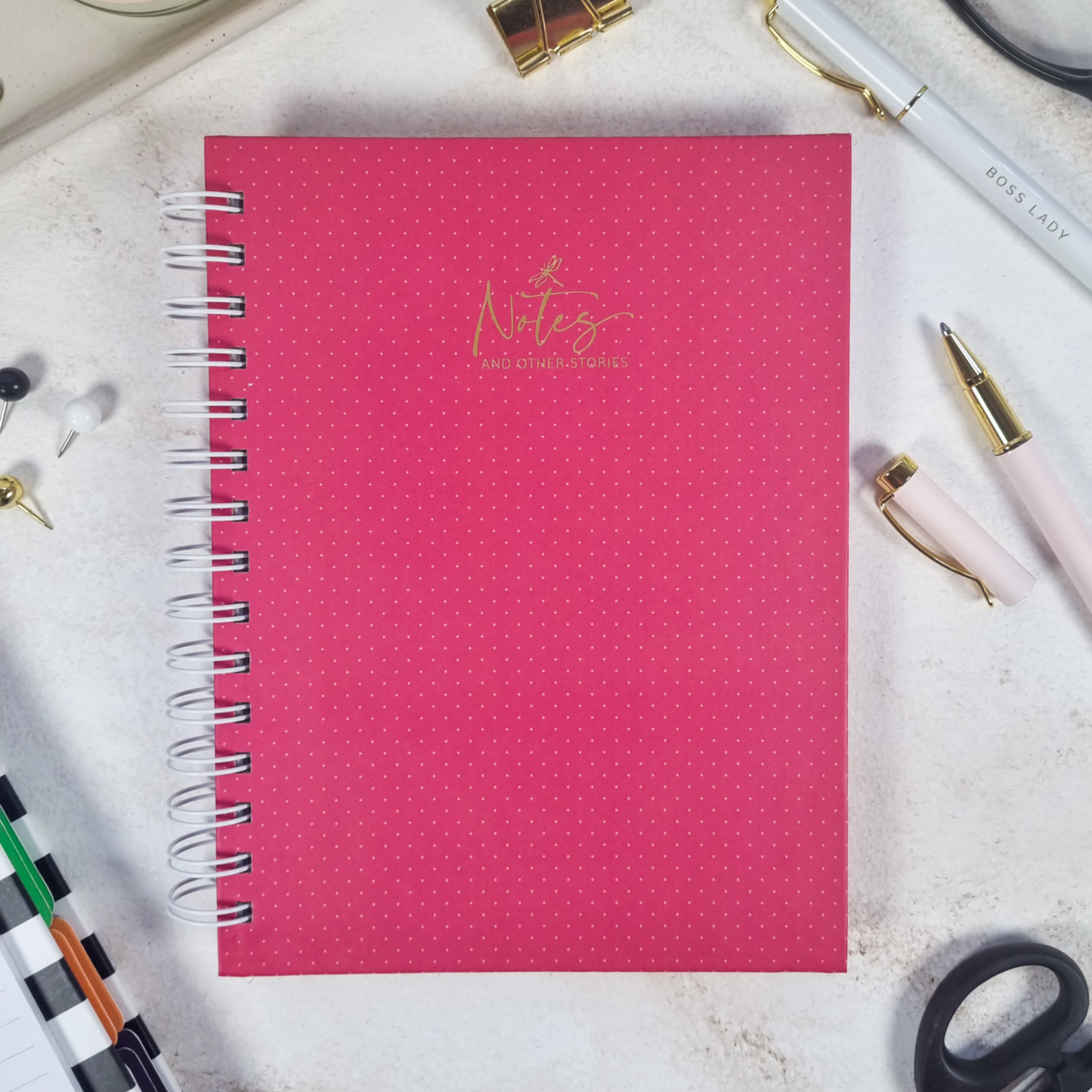 Notebook - Pink Mini Dots